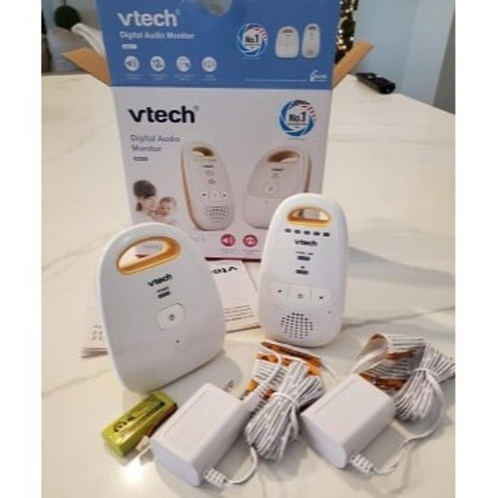 New Upgraded Audio Baby Monitor with Rechargeable Battery, Long Range